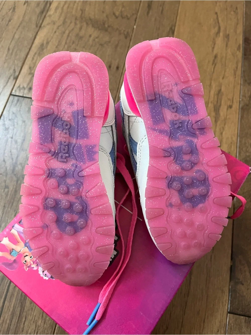 Reebok My Little Pony Zipp Kids Pink and Blue Sneakers - size 11